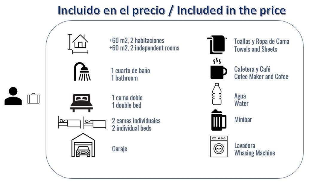 Apto 2 Habitaciones, Garaje Gratis Madrid Buitenkant foto